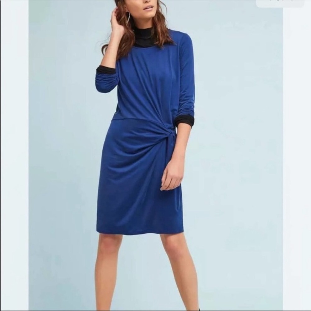 Anthropologie Dolan✨Sanibel 3/4 Sleeve Tie-Waist Dress